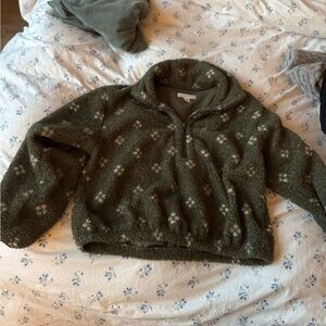 Treasure & Bond Gray Sherpa Jacket